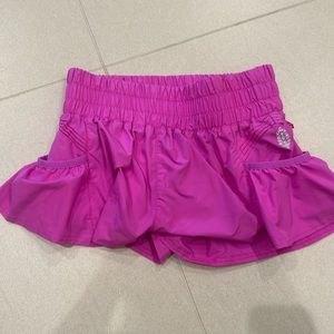 Amazing condition free people movement magenta shorts size xs